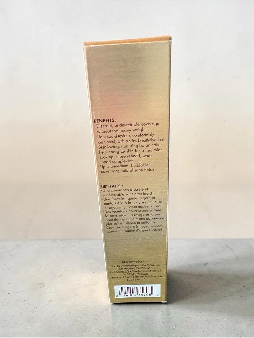 Stila Hide & Chic Fluid Foundation - tan/deep 3
